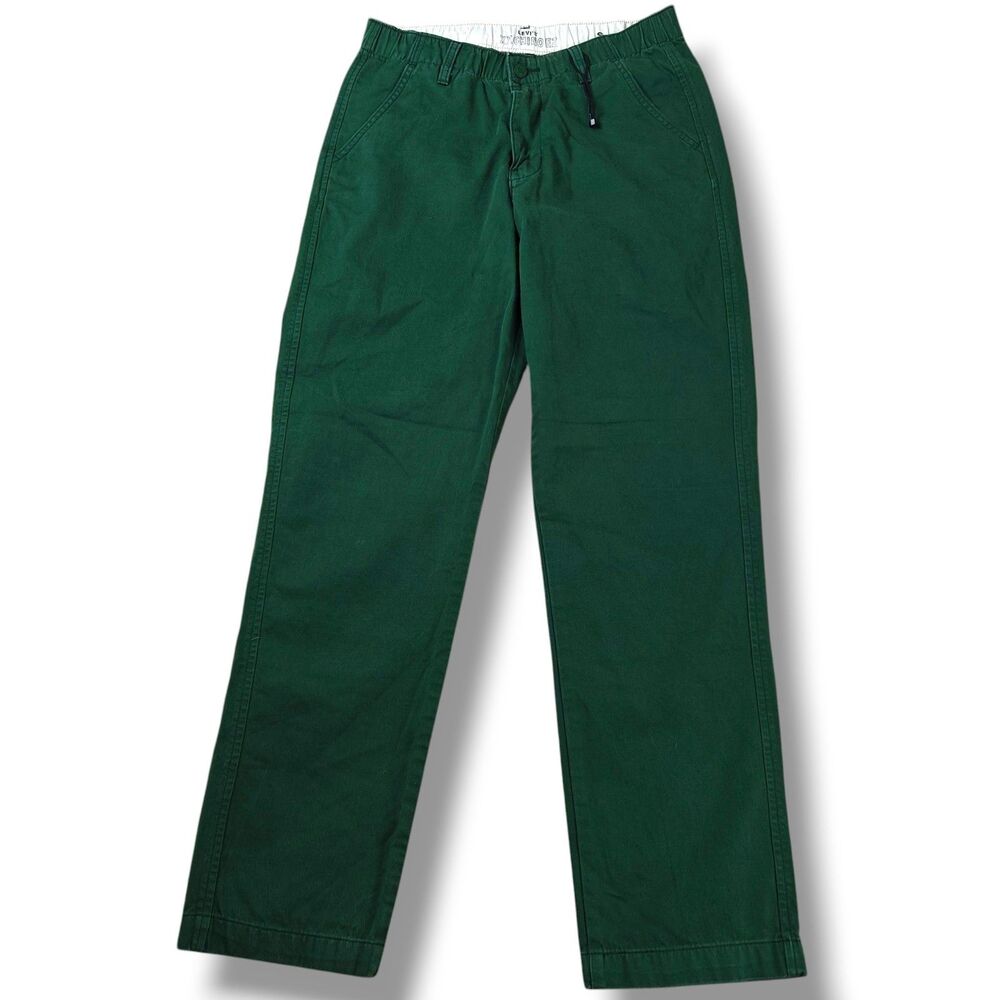 Levi’s XX Chino EZ Pants Men's S Dark Green Straight Leg Cotton Hemp